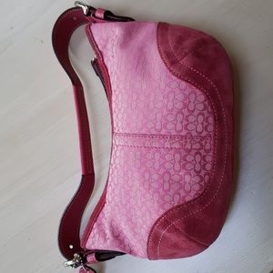 Coach small pink purse